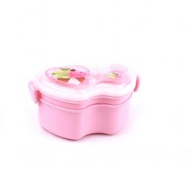 Beautiful Pink Cartoon Eco-plastic Fashionable Insulated Heat Perservation Lunch Box