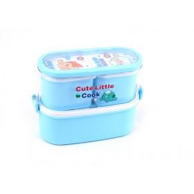 Blue High-capacity Lunch-box Insulated Heat Perservation Dinner Bucket