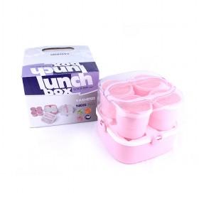 Good Quality Multifunctional Pink Insulated Lunch Box Set For Kids