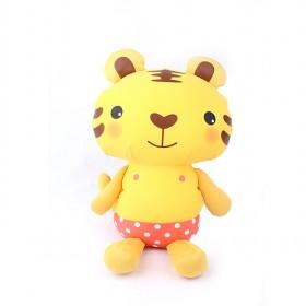 Cute Yellow Tiger Sofa Hold Pillow