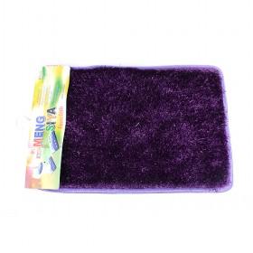 Good Quality Simple Purple Rectangular Polyester Area Rug/ Chair Mat/ Door Bedroom Carpet