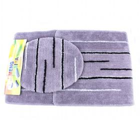 Nice and Classic Purple Bath Mat Sets Bathroom Mat Set