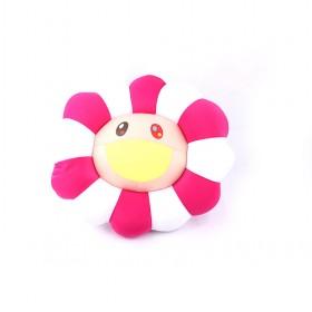 Cute Pink and White Smiling Face Sofa Cushion Hold Pillow