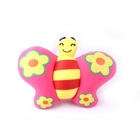 Cute Happy Face Colorful Butterfly Hold Pillow Sofa Cushion