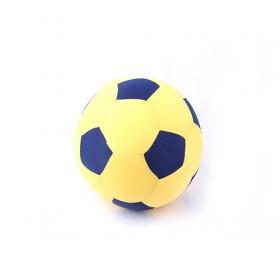 Soft Blue and Yellow Football Hold Pillow Sofa Cushion