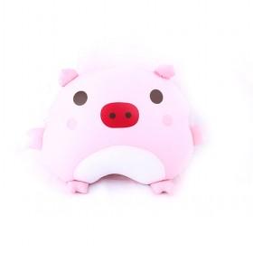 Pink Hugging Pig Lumbar Cushion Waist Supportive Pillow