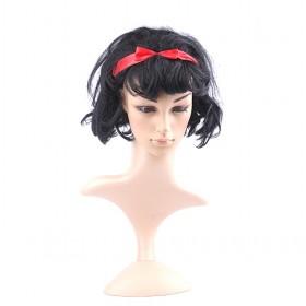 High Quality Exquisite Short Black Curly Women Costume Hair Wigs