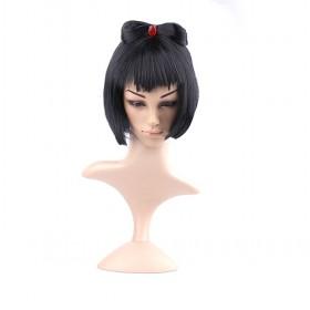High Quality Exquisite Black Short Straight Women Costume Hair Wigs