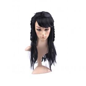 High Quality Exquisite Long Black Curly Women Costume Hair Wigs