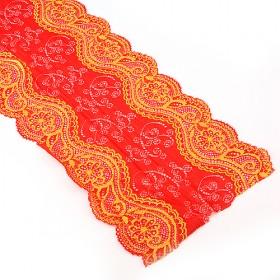 Stretch Red Lace Ribbon 15cm