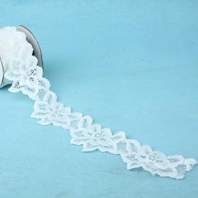 Stretch White Lace Ribbon 5
