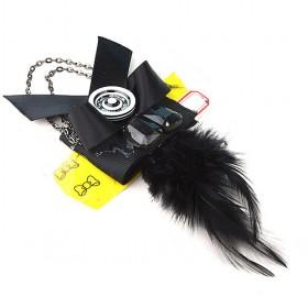 Black Bow Clothing Accessory