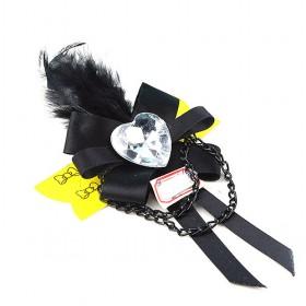 Black Bow Clothing Accessory