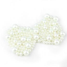 White Bow Beads Clothing