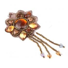 Hand Floral Beads Clothing Accessory