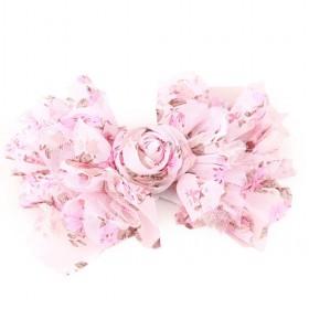 Pink Bow Flower Clothing Accessory