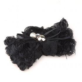 Black Bow Clothing Accessory