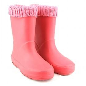 Kids Rain Boots Red Welt