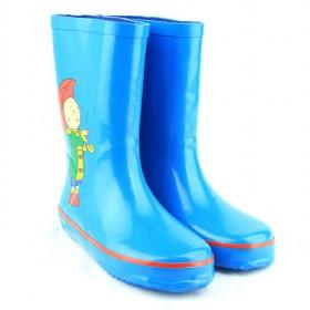 Kids Rain Boots Blue Cartoon
