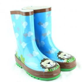 Kids Rain Boots Blue Lion