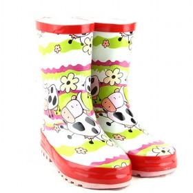 Kids Rain Boots Cute Cow