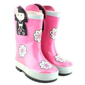 Wholesale Kids Rain Boots Pink Japanese