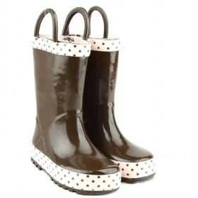 Wholesale Kids Rain Boots Black Rain