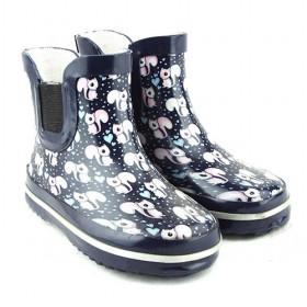 Wholesale Kids Rain Boots Short Black