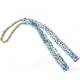 Blue Leopard Hair Band Belt