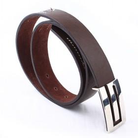Men S Coffee Leather Buckle