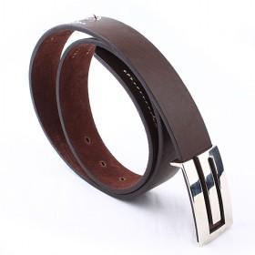 Men S Coffee Leather Buckle