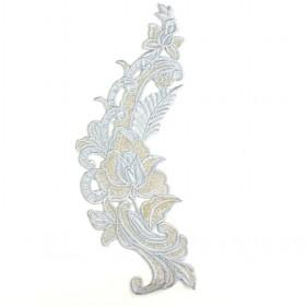 Machine Embroidery Appliques Silver