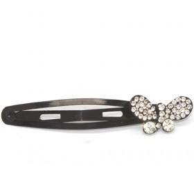 White Butterfly Rhinestones Hairpin