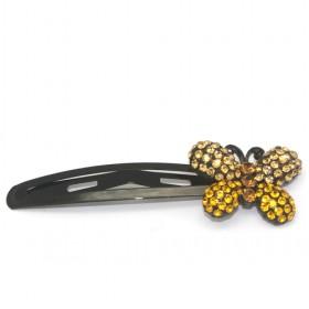 Golden Butterfly Rhinestones Hairpin