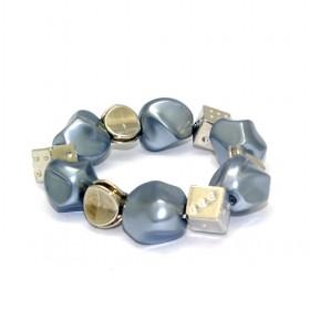Grey Resin Beads Bracelets