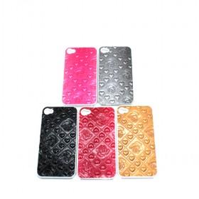 Heart And Rose Shape Phone 4 Back Skins