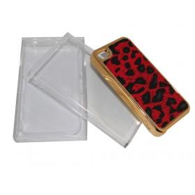 Red Leopard Phone 4 Shell