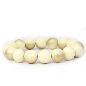 Ivory Bead Bracelet 15 Beads