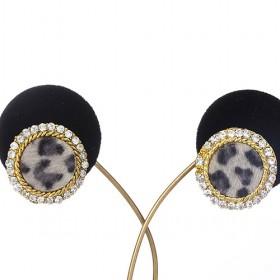 Vintage Leopard Stud Earrings 2