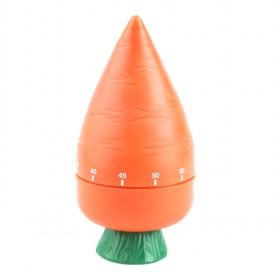 Cute Carrot-shaped Kitchen Mechanical Countdown Cooking Stope Alarm For Housewives