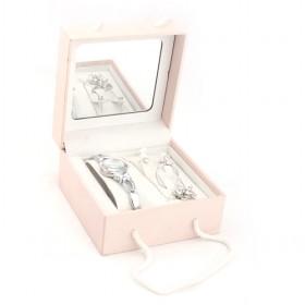 Fashion Rectangle Flower Jewelry Necklace