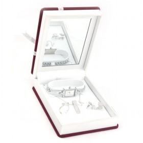 Fashion Red Rectangle Flower Jewelry