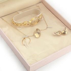 Fashion Pink Color Jewelry Paper