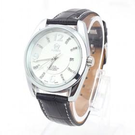 High Rank Black And White Classic And Simple Stylish Men Quartz Wrist Watch