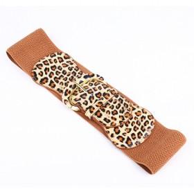 Leopard Elastic Waist Belt