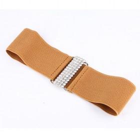 Earth Yellow Rhinestone Elastic Waist