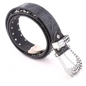 Black Rhinestone Studded Bling Fashion