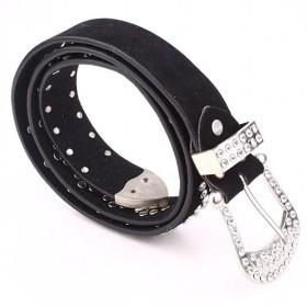 Black Rhinestone Studded Bling Fashion