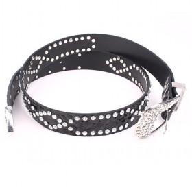 Black Rhinestone Studded Bling Fashion