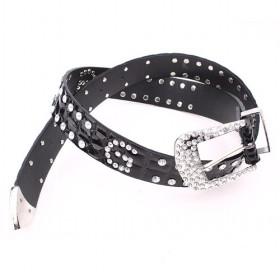 Black Rhinestone Studded Bling Fashion